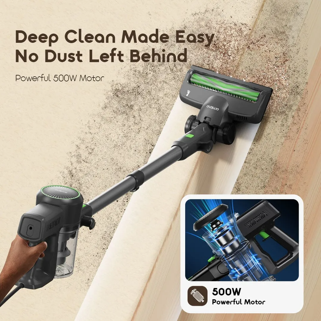 oraimo CordForce Plus Corded Stick Vacuum 500W Motor