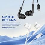 Oraimo CONCH 2C Type-C In-Ear Wired Earphone White
