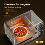 oraimo InfiWave Lite 20L Low Noise Microwave Oven