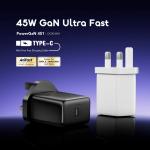 oraimo PowerGaN 451 45W Gan Ultra Fast Wall Charger
