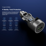 oraimo PowerDrive 7691 Pro 69W Dual Super Car Charger