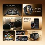 oraimo Watch Nova 2 2.01" AMOLED IP68 Curved Touchscreen Smart Watch