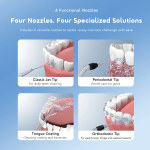 oraimo FlossJet Pro Comfortable Smart Flosser with 5 Cleaning Modes