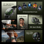 oraimo Watch 6R 1.39'' Anti-Scratch Smart Watch
