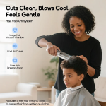 oraimo BabyClipper IPX7 Smart Vacuum Baby Hair Clipper