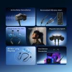 oraimo Necklace 5 30dB Noise Cancellation & Call Vibration Earphones