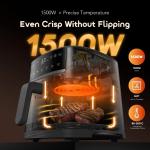 oraimo NutriFry S1 Ultra 1500W 6L App Control Full Touchscreen Air fryer