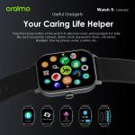 oraimo Watch 5 2.01" HD Panda Glass 1ATM Smart Watch