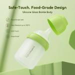 oraimo PureBottle 160 160ml Anti-Colic Silicone Glass Baby Bottle