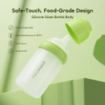 oraimo PureBottle 240 240ml Anti-Colic Silicone Glass Baby Bottle