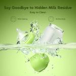 oraimo PureBottle 160 160ml Anti-Colic Silicone Glass Baby Bottle