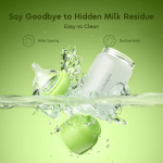 oraimo PureBottle 240 240ml Anti-Colic Silicone Glass Baby Bottle