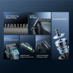 oraimo MasterCut Pro 4500mAh AniShave™ Smart Clipper