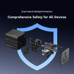 Oraimo PowerOmni 251 2500W Multi-Plug Travel Adapter Converter