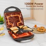 oraimo SmartSandwichMaker Plus 1200W with Detachable Cooking Plates