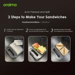 oraimo SmartSandwichMaker 750W Sandwich Maker