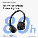 Oraimo BoomPop Air Lightweight On-Ear Wireless Headphones