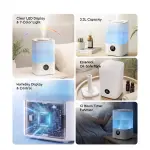 Oraimo MistGlow 3.2L Smart Humidifier with LED Display & 7-Color Ambient Light