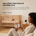 Oraimo SafeSense 2K Baby Monitor – 360° PTZ with WiFi App Control