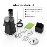 Oraimo CutMaster 200W Electric Salad Maker – 5 Interchangeable Blades Set