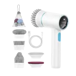 Oraimo Ultra Cleaner Scrubber Cordless 1.5H Runtime Electric Spin Brush with 5 Replacement Heads
