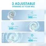 Oraimo Ultra Cleaner Scrubber Cordless 1.5H Runtime Electric Spin Brush with 5 Replacement Heads
