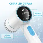 Oraimo Ultra Cleaner Scrubber Cordless 1.5H Runtime Electric Spin Brush with 5 Replacement Heads